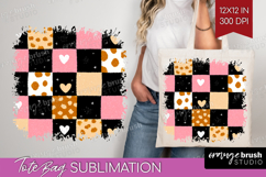 Hearts Tote Bag - Valentines Day Tote Bag PNG Sublimation Product Image 1