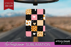 Hearts Air Freshener PNG - Valentines Day PNG Sublimation Product Image 1