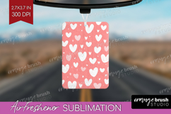 Hearts Air Freshener PNG - Valentines Day PNG Sublimation Product Image 1