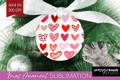 Hearts Ornament PNG - Valentines Day PNG Sublimation Product Image 1