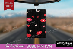 Hearts Air Freshener PNG - Valentines Day PNG Sublimation Product Image 1