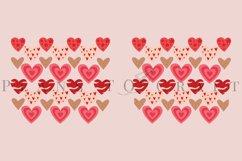 heart pattern valentine skinny tumbler sublimation design for 20oz and 30oz skinny tumbler sublimation wrap