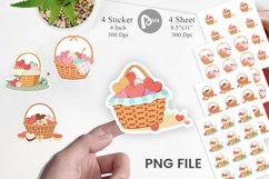 Heart Picnic Sticker Product Image 1