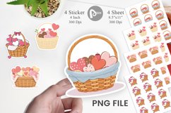 Heart Picnic Sticker Product Image 1