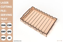 heart serving tray svg for Laser cut & glowforge file Product Image 3