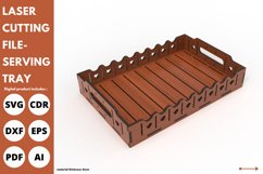 heart serving tray svg for Laser cut & glowforge file Product Image 4