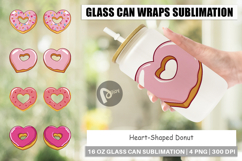 Glass Can Heart Donut Product Image 1