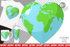 Heart Earth Clipart Product Image 1