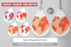 Earring Heart-Shaped Earth Product Image 1