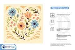 Heart Shaped Flowers 3D Layered Paper Cut - Spring 3D SVG Product Image 4