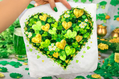 Heart St Patrick's Day PNG, Lucky Day PNG, Irish PNG, Clover Product Image 2