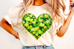 Heart St Patrick's Day PNG, Lucky Day PNG, Irish PNG, Clover Product Image 3