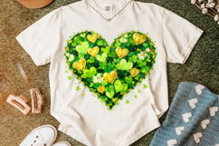 Heart St Patrick's Day PNG, Lucky Day PNG, Irish PNG, Clover Product Image 5