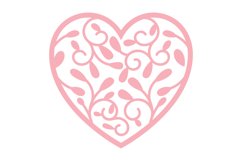 Heart SVG Cut File Product Image 1
