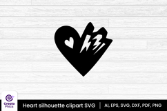 heart svg-heart clipart-heart silhouette-heart sublimation-sticker-heart svg