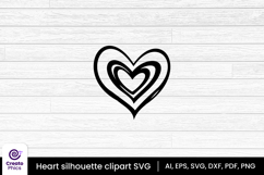heart svg-heart clipart-heart silhouette-heart sublimation-sticker-heart svg