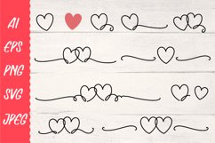 Heart SVG. SVG. Wedding Love Decoration. Vector, SVG, PNG Product Image 1