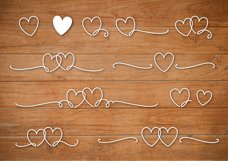 Heart SVG. SVG. Wedding Love Decoration. Vector, SVG, PNG Product Image 2