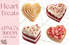 3D Sweetheart Treats PNG Clipart Graphics and Clip Art Product Image 1