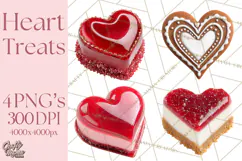 3D Sweetheart Treats PNG Clipart Graphics and Clip Art Product Image 1