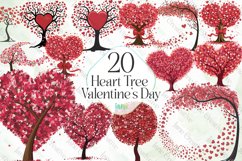 Heart Tree Valentine’s Day Sublimation Product Image 1