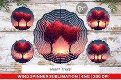 Wind Spinner Heart Trees Product Image 1