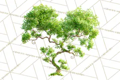 Magical Forest of Hearts Clipart, Valentine Heart Trees PNG Product Image 4