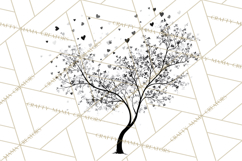 Magical Forest of Hearts Clipart, Valentine Heart Trees PNG Product Image 5