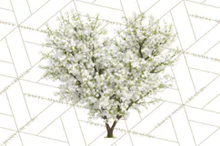 Magical Forest of Hearts Clipart, Valentine Heart Trees PNG Product Image 2