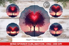 Wind Spinner Heart Trees Product Image 1