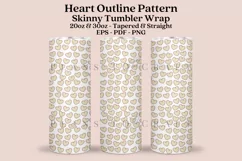 heart valentine skinny tumbler sublimation wrap with high resolution and transparant background are for 20oz and 30oz skinny tumbler