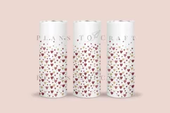 heart valentine skinny tumbler sublimation wrap with high resolution and transparant background are for 20oz and 30oz skinny tumbler