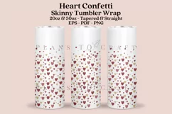 heart valentine skinny tumbler sublimation wrap with high resolution and transparant background are for 20oz and 30oz skinny tumbler