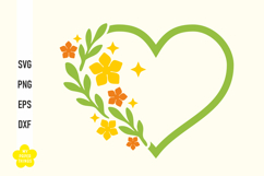 Spring Heart Svg cut files are great for creating wonderful decorations. Perfect for creating personalized  shirts, mugs or other decorative crafts