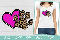 Cut file being used as a shirt print by a dog lovers