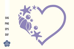 Seashell Heart Svg Summer cut files are great for creating wonderful decorations. Perfect for creating personalized  shirts, mugs or other decorative crafts