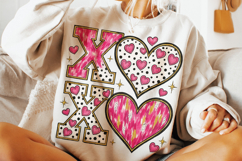 Xoxo Heart PNG, Valentine's Day PNG, Be Mine, Love PNG Product Image 2