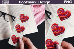 Valentine Heart Bookmarks | Valentines Day Bookmark Product Image 1