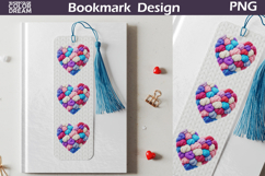 Valentine Heart Bookmarks | Valentines Day Bookmark Product Image 1
