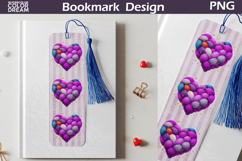 Valentine Heart Bookmarks | Valentines Day Bookmark Product Image 1