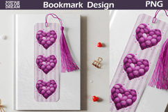 Valentine Heart Bookmarks | Valentines Day Bookmark Product Image 1
