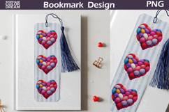 Valentine Heart Bookmarks | Valentines Day Bookmark Product Image 1