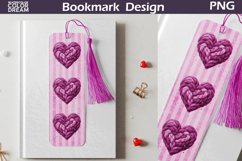 Valentine Heart Bookmarks | Valentines Day Bookmark Product Image 1