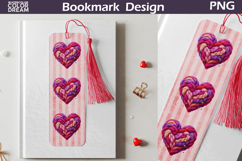Valentine Heart Bookmarks | Valentines Day Bookmark Product Image 1