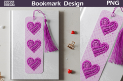 Valentine Heart Bookmarks | Valentines Day Bookmark Product Image 1