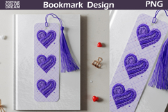 Valentine Heart Bookmarks | Valentines Day Bookmark Product Image 2
