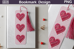 Valentine Heart Bookmarks | Valentines Day Bookmark Product Image 1