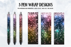 Hearts Pen Wrap Sublimation or Waterslide. Valentine Pen 027 Product Image 1