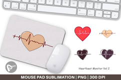 Mouse Pad Heart Monitor Product Image 1