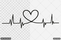 Heartbeat SVG PNG Design Bundle Product Image 3